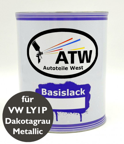 Autolack für VW LY1P Dakotagrau Metallic